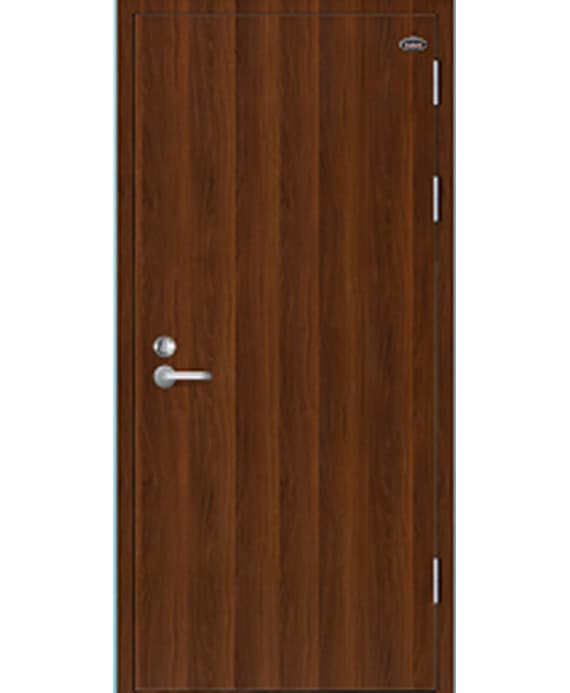 Fire rated door with lines